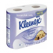Туалетная бумага Kleenex Premium comfort аром 4шт