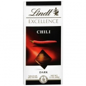 Черный шоколад Lindt Excellence с чили, 100г