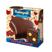Торт Melegatti Amore с нежным кремом в шоколаде, 400г