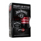 Виски Jack Daniel's 1л + Coca-Cola в подарок в коробке