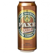Пиво FAXE Amber 5%алк, светлое, 0.5л