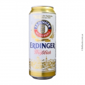 Пиво Erdinger Weissbier 5.3% алк. светлое солодовое, 0.5л