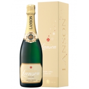 Шампанское Lanson Ivory Label Demi-Sec белое полусухое в подарочной коробке, 0.75