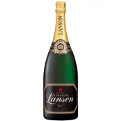 Шампанское Lanson Black Label Brut белое брют, 1.5л