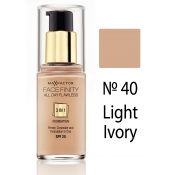 Тональная основа, Max Factor FACEFINITY ALL DAY FLAWLESS 3-IN-1 (40), 30 мл