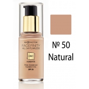 Тональная основа, Max Factor FACEFINITY ALL DAY FLAWLESS 3-IN-1 (50), 30 мл