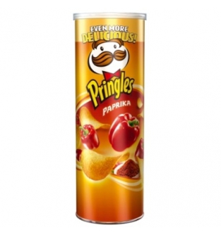 Чипсы Paprika Pringles, 165г