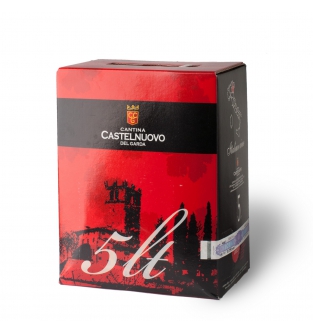 Вино Merlot Castelnuovo красное сухое Италия 5л.