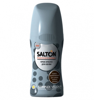 Крем-краска для замши и нубука темно-коричневый Salton Professional 30мл
