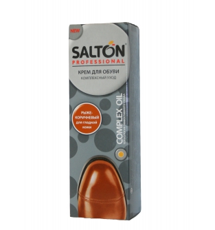 Крем для обуви рыже-коричневый Salton Professional 75 мл