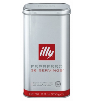 illy Espresso молотый нормальной обжарки (36 монодоз), 250г