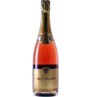 Шампанское Taittinger Prestige Rose Brut розовое сухоев подарочной упаковке, 0.75