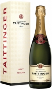Шампанское Taittinger Brut Reserve белое сухое в подарочной упаковке, 0.75