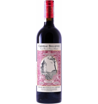 Вино Chateau Bellevue Rouge красное сухое Франция 0.75