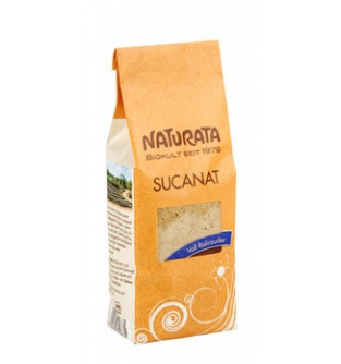 Сахар тросниковый нерафинированный органический Sucanat Naturata,400г