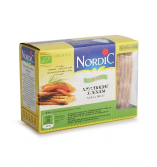 Хлебцы Nordic злаковые органические, 100г