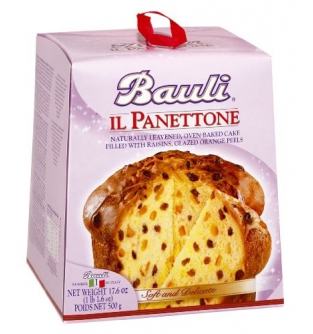 Кекс Bauli il Panettone с изюмом и глазированной апельсиновой цедрой, 500г