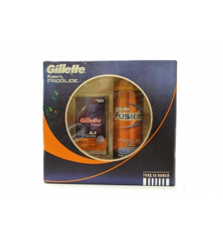 Набор Gillette Бальзам после бритья Мгновенное увлажнение 50мл + Gillette Fusion ProGlide Гель для бритья 200мл