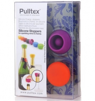 Пробки Pulltex силиконовые для бутылки игристого вина (2шт)