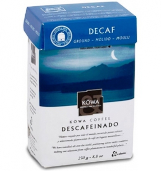 Kowa Decaf без кофеина в зернах, 250г