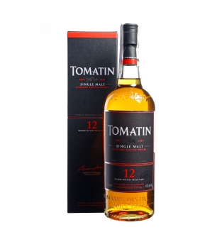 Виски Tomatin 12y.o. (односолодовый виски), 0.7л