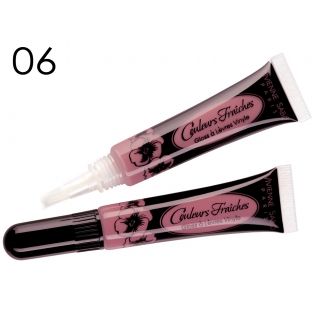 Блеск для губ лаковый (06) COULEURS FRAICHES, пепельно-розовый карамельно-сливочный, VS, 8 мл