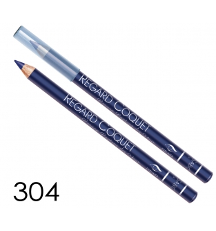 Карандаш для глаз №304, REGARD COQUET, синий перламутровый, VS, 0.9г