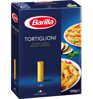 Tortiglioni №83 Barilla, 500г
