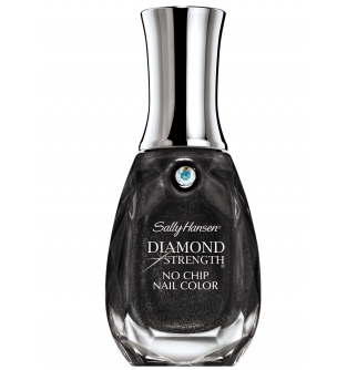 Лак для ногтей, Sally Hansen, DIAMOND STRENGTH (480) черный с белым мерцанием, 13.3 мл